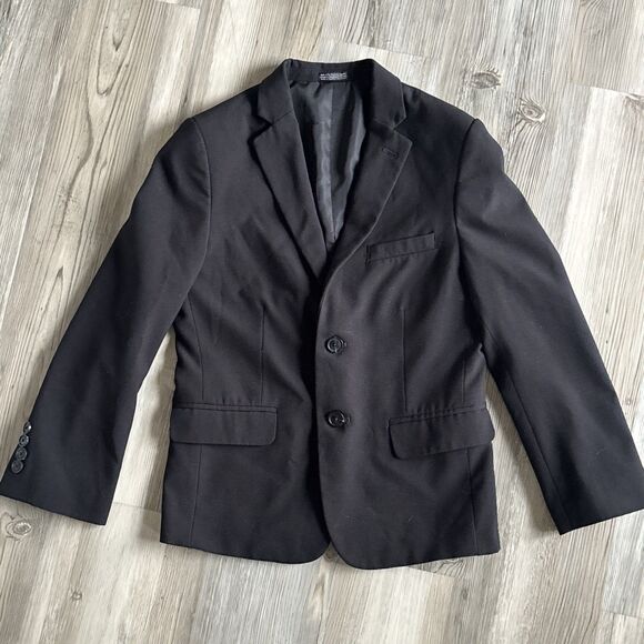 Calvin Klein Boys Black Two Button Blazer Size 10 - Picture 1 of 7
